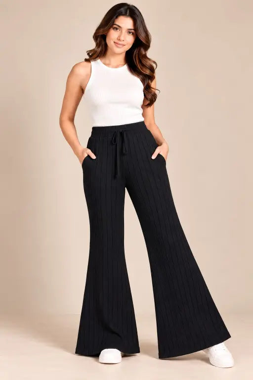 BEAUTIFUL WIDE LEG COMFORTABLE KNOT PANTS GGR5729 Girls Glitters