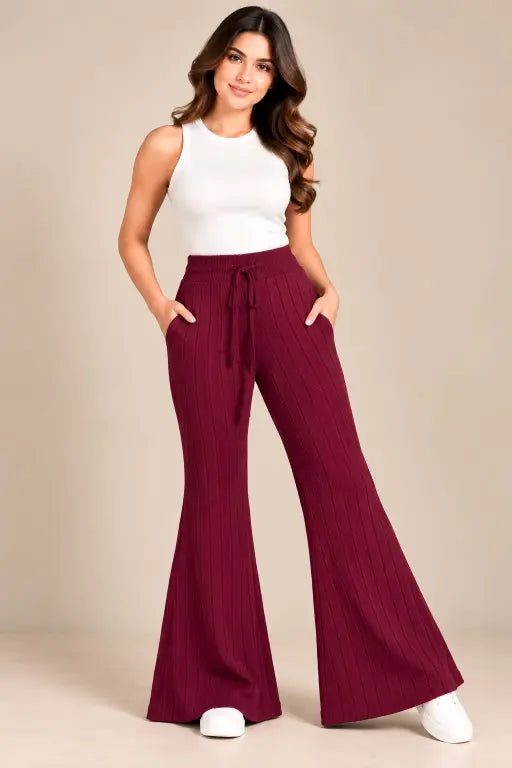 BEAUTIFUL WIDE LEG COMFORTABLE KNOT PANTS GGR5729 Girls Glitters