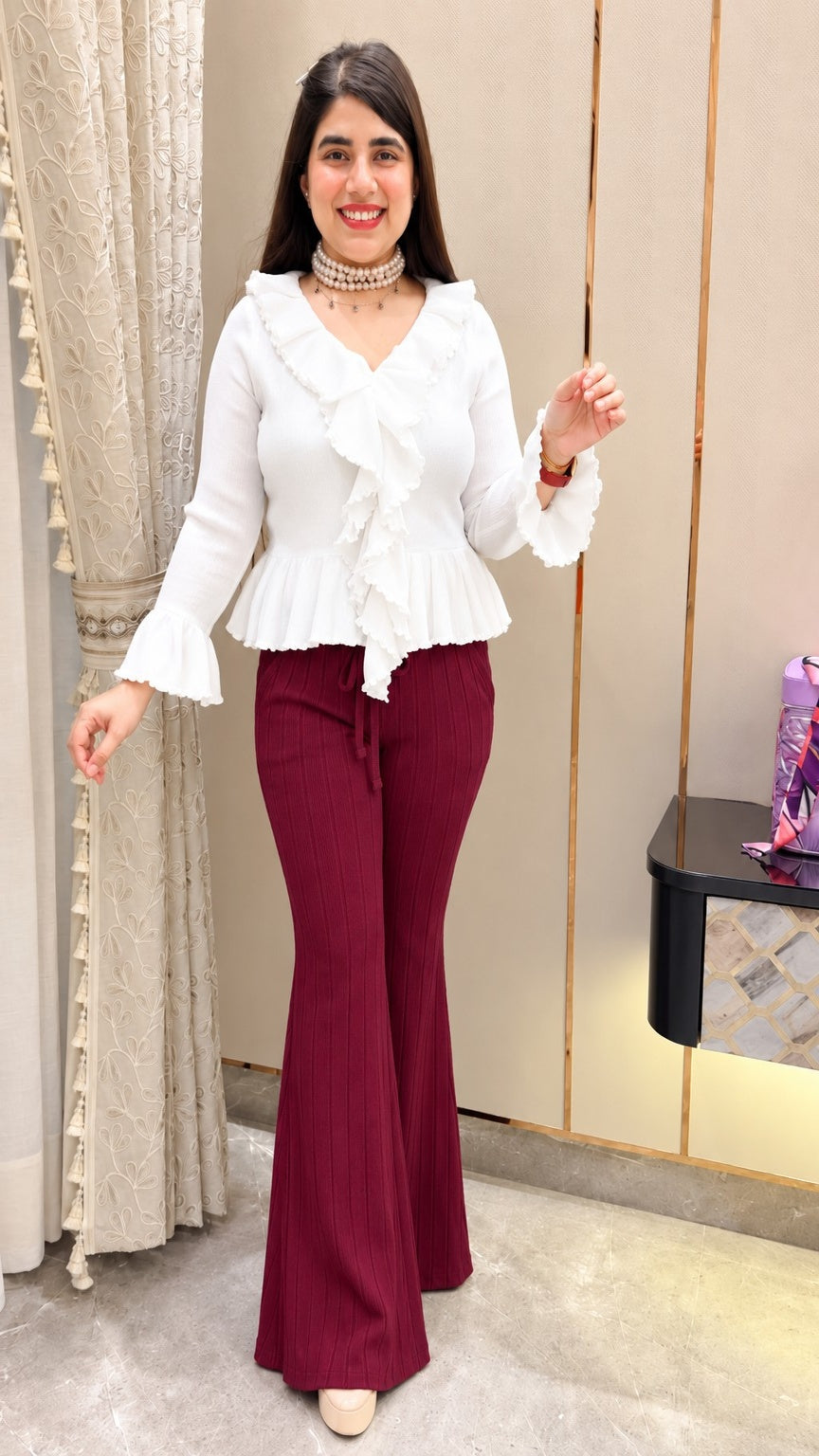 BEAUTIFUL WIDE LEG COMFORTABLE KNOT PANTS GGR5729 Girls Glitters