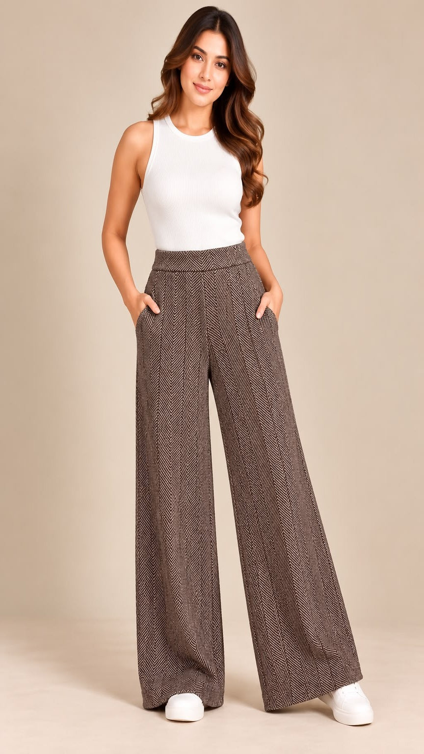 BEAUTIFUL WIDE LEG PANTS GGR5727 Girls Glitters