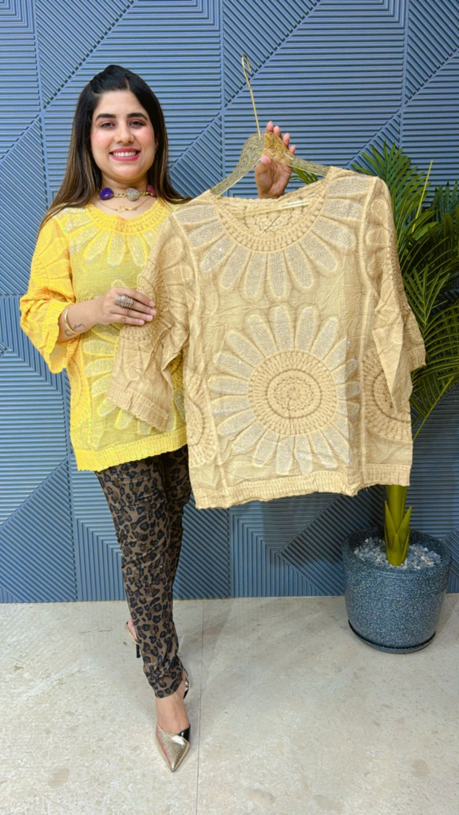 beautiful Cotton Floral Tops GGR1230